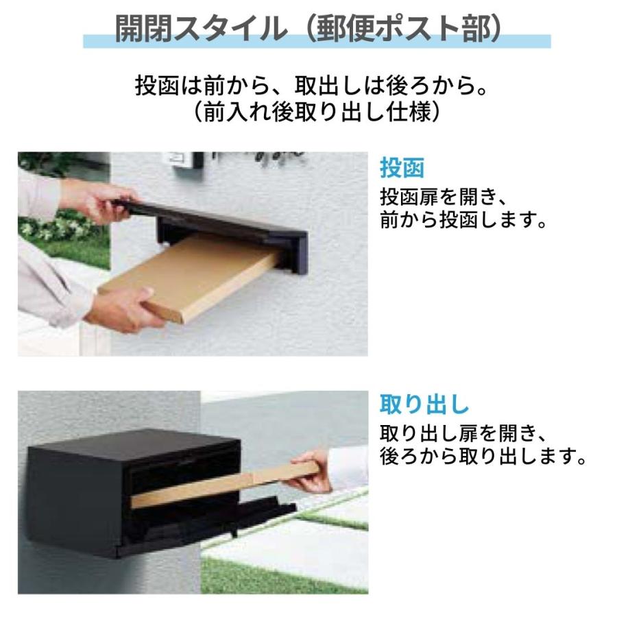 LIXIL（リクシル） 宅配ボックス ポスト一体型 ボックスセットKN｜複数