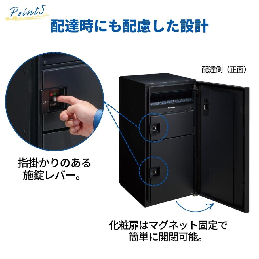 ★未使用★ パナソニック ポスト　メールBOX Panasonic（パナソニック） ポスト一体型宅配ボックス 埋め込み設置