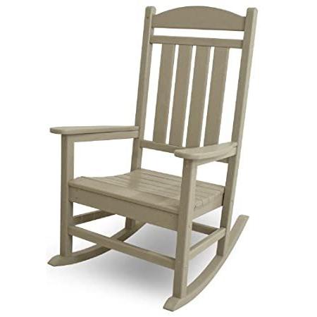 愛用  【並行輸入品】特別価格　POLYWOOD Sand Chair, Rocking Presidential R100SA アウトドアチェア