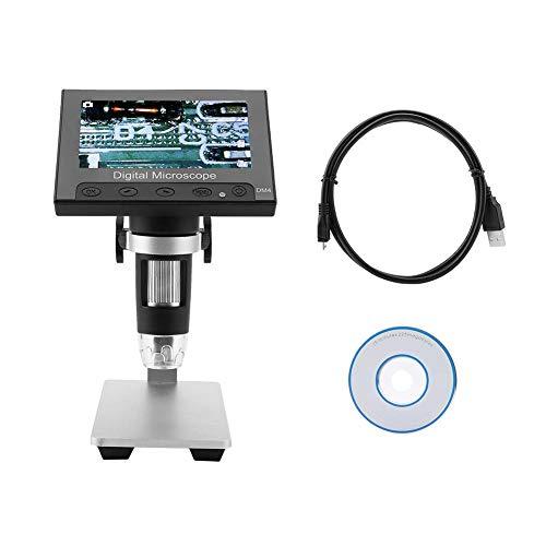 人気商品 USB顕微鏡 DM4 並行輸入品 4.3インチLCDディ 拡大鏡 PCB LEDライト 8個 電子 デジタル顕微鏡 画面解像度 720p 倍率 500/1000X 顕微鏡