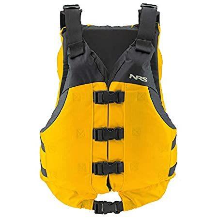 お歳暮 NRS 並行輸入品 (PFD)-Yellow-Universal Lifejacket Rafting V Water Big ライフジャケット