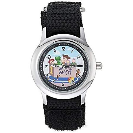 【最安値に挑戦】 Quartz Analog Steel Stainless Story Toy Boys' 【並行輸入品】特別価格　Disney Watch Strap Nylon with 腕時計
