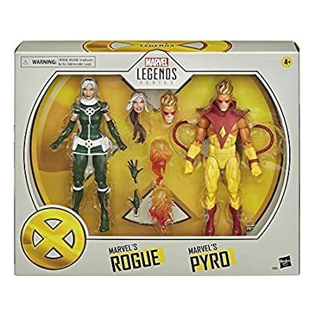 当店だけの限定モデル X-Men Marvel Legends: パイロとローグ 6インチ アクションフィギュア 2パック 並行輸入品 その他人形