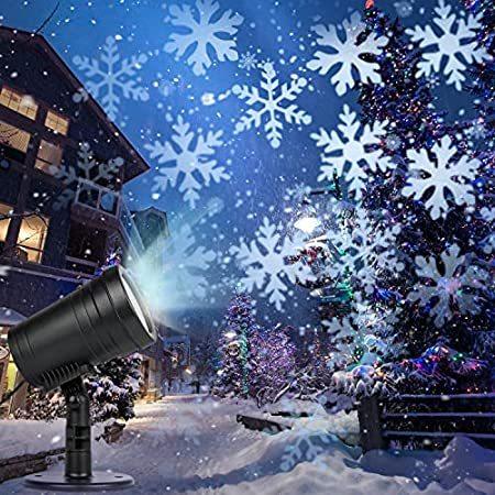 ワンピなど最旬ア！ Snowflakes Snowfall Lights, Projector 【並行輸入品】特別価格　Christmas Christmas Christmas Lights, イルミネーションライト