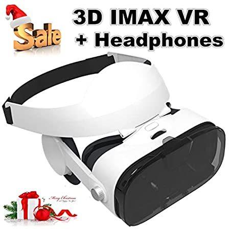 2022特集 【並行輸入品】特別価格 3D VR Headset Virtual Reality Goggles w/ Over Ears HiFi Headphones for iPho ヘッドマウントディスプレイ 2022特集 【並行輸入品】特別価格 3D VR Headset Virtual Reality Goggles w/ Over Ears HiFi Headphones for iPho ヘッドマウントディスプレイ