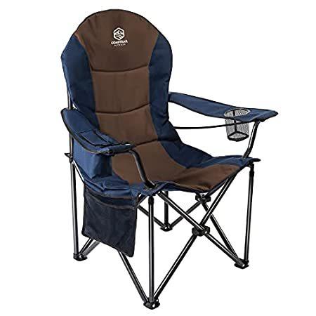 【超特価sale開催】 Outdoor 【並行輸入品】特別価格　Coastrail Camping wi Chairs Arm Quad Folding Padded Oversized Chair アウトドアチェア