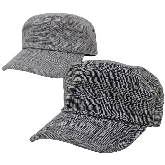 帽子 メンズ ワークキャップ グレンチェックサマー Wkcp Vs1 053 Exas エクサス カジュアル服飾雑貨 通販 Yahoo ショッピング