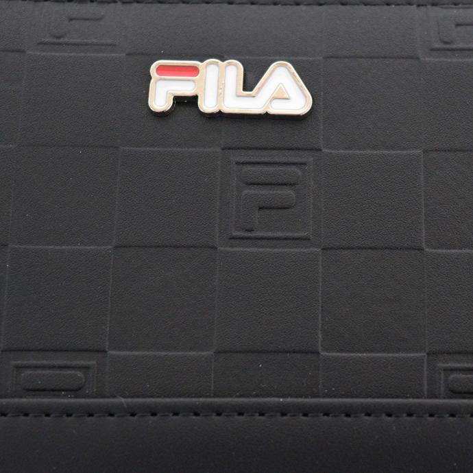 長財布 メンズ レディース FILA フィラ ロゴブローチ 型押し ラウンドファスナータイプ ブラック ゆうパケット 全国送料無料 :wl-fims-0391:EXAS(エクサス)カジュアル服飾雑貨 通販 FILA ラウンドファスナー長財布 ロゴブローチ ブルーグリーン