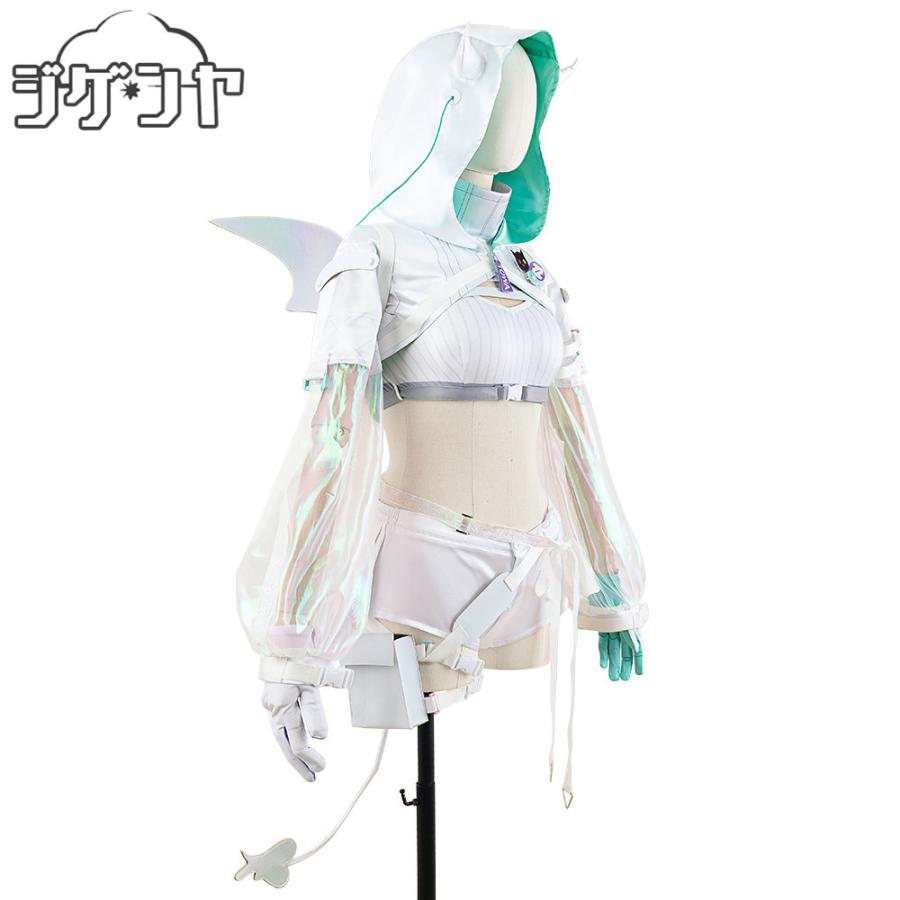 在庫品 バーチャルYouTuber VTuber 常闇トワ 白衣装 コスプレ衣装