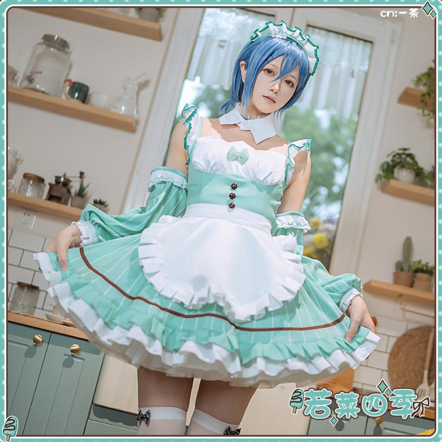 在庫品　ラブライブ！　若菜四季　AiScReam　愛?スクリ〜ム！　コスプレ衣装_2