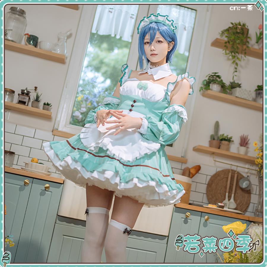 在庫品　ラブライブ！　若菜四季　AiScReam　愛?スクリ〜ム！　コスプレ衣装_3