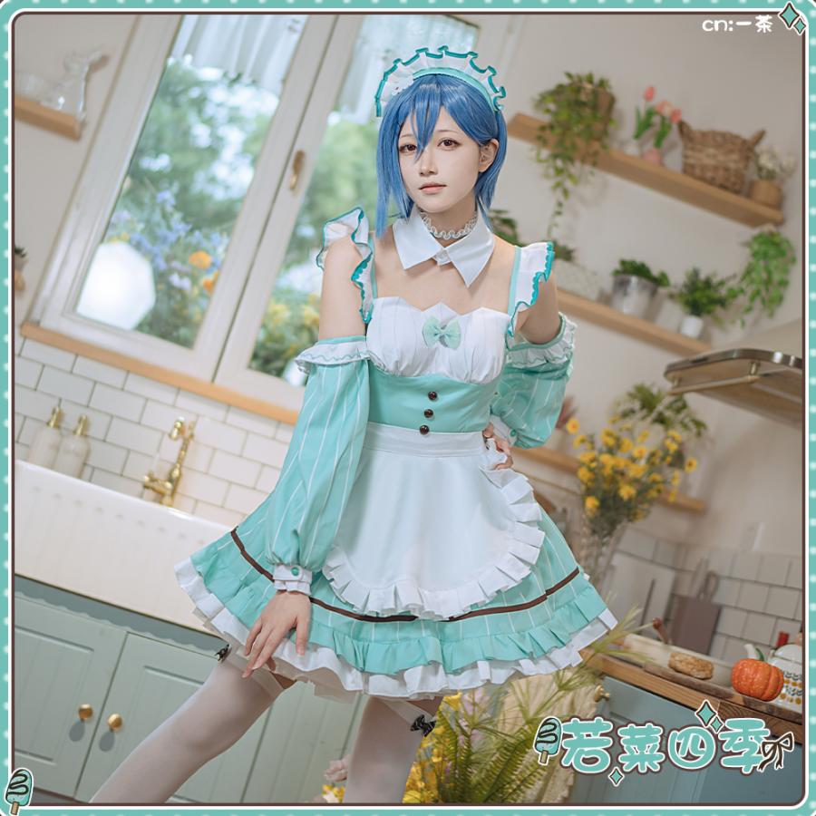 在庫品　ラブライブ！　若菜四季　AiScReam　愛?スクリ〜ム！　コスプレ衣装_4