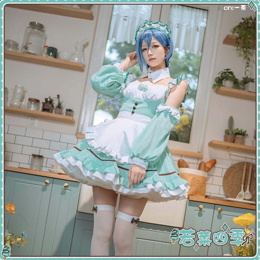 在庫品　ラブライブ！　若菜四季　AiScReam　愛?スクリ〜ム！　コスプレ衣装_5