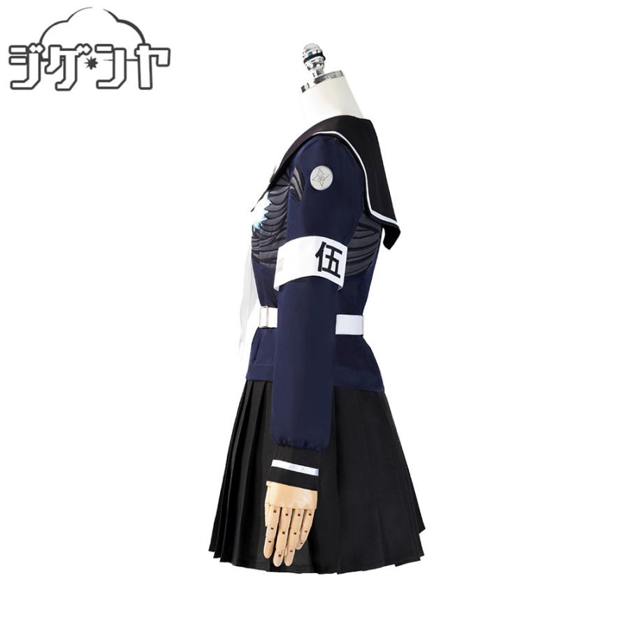 コスプレ衣装 セーラー襟付き黒ドレスとベストセット、となずな 在庫品 HUNDRED LINE -最終防衛学園- ハンドレッドライン 飴宮怠美