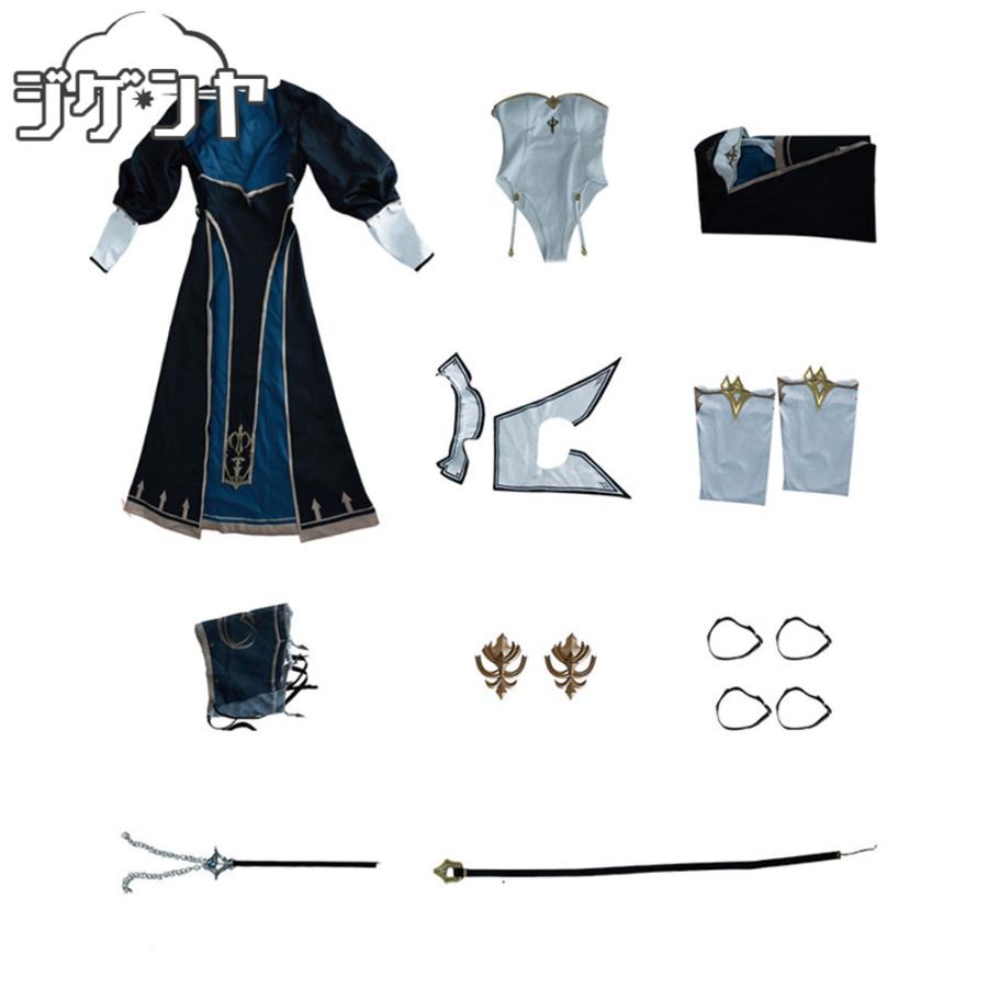 バーチャルYouTuber VTuber 白銀ノエル シスター×黒騎士 コスプレ衣装