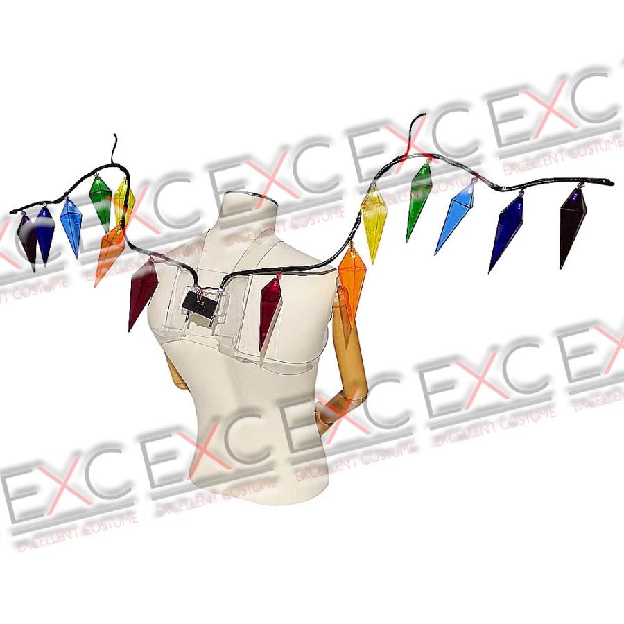 東方project フランドール スカーレット 翼 風 コスプレ用アイテム Exthp2616b コスプレ衣装のエクシーexc Y 通販 Yahoo ショッピング