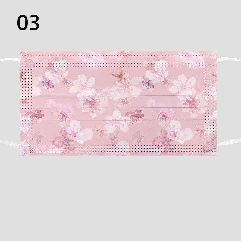 希望者のみラッピング無料 ピンク 三層構造 マスク 迷彩 黒 不織布マスク おしゃれ レース