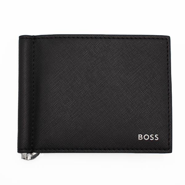 BOSS マネークリップ 二つ折り財布 ブラック BOSS（HUGO BOSS） ヒューゴボス HUGO BOSS マネークリップ 50536716