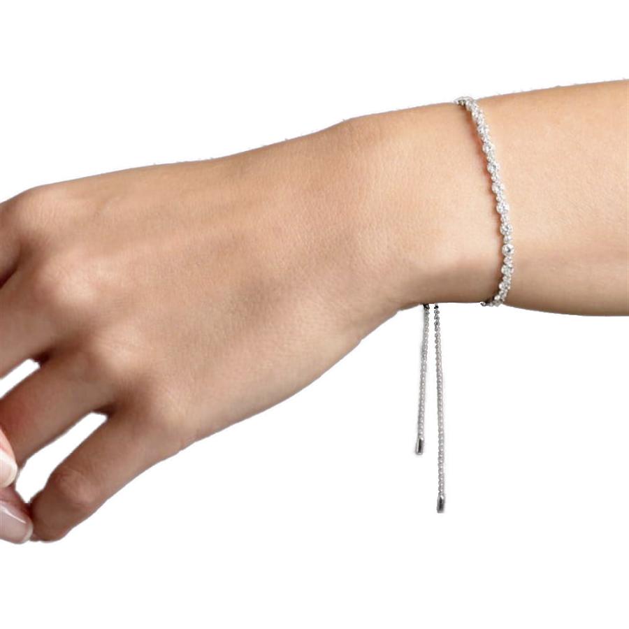 スワロフスキー　SWAROVSKI　ブレスレット　5677813　Matrix Tennis　マトリックス　テニス　ロジウムシルバー　ミックス　ラウンドカット_5