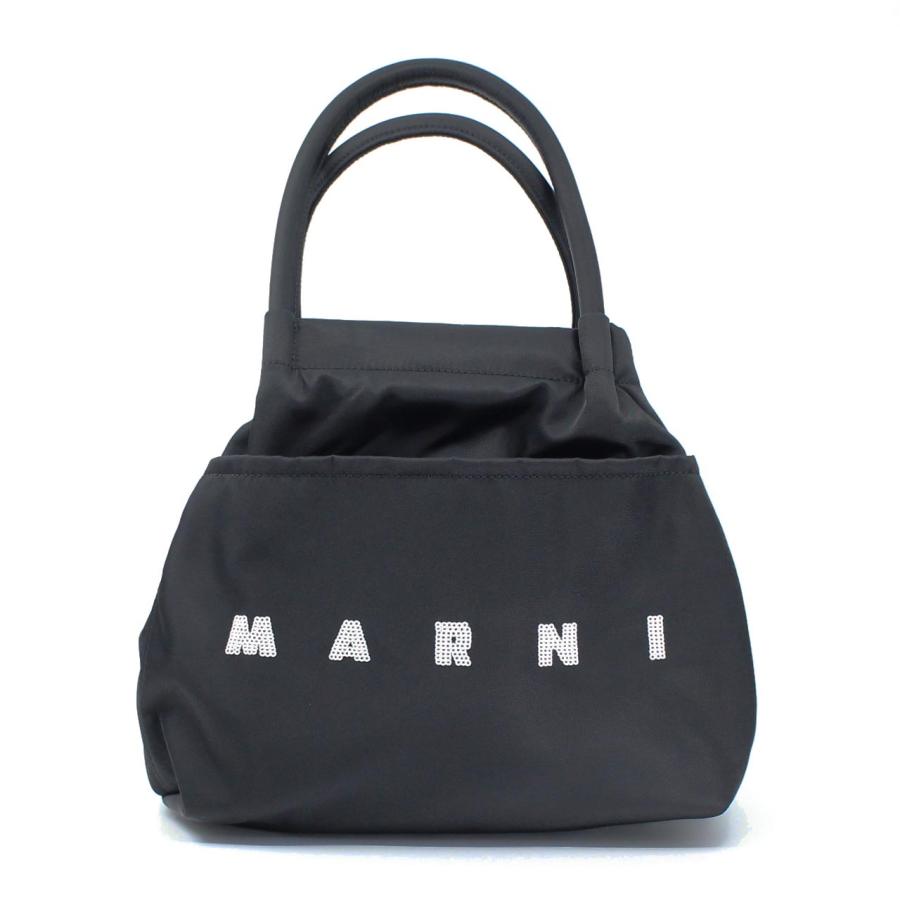 マルニ トートバッグ ロゴ ナイロン M01829 M00WS バッグ黒 MARNI（マルニ） キッズ MARNI KIDS ハンドバッグ M01829 M00WS