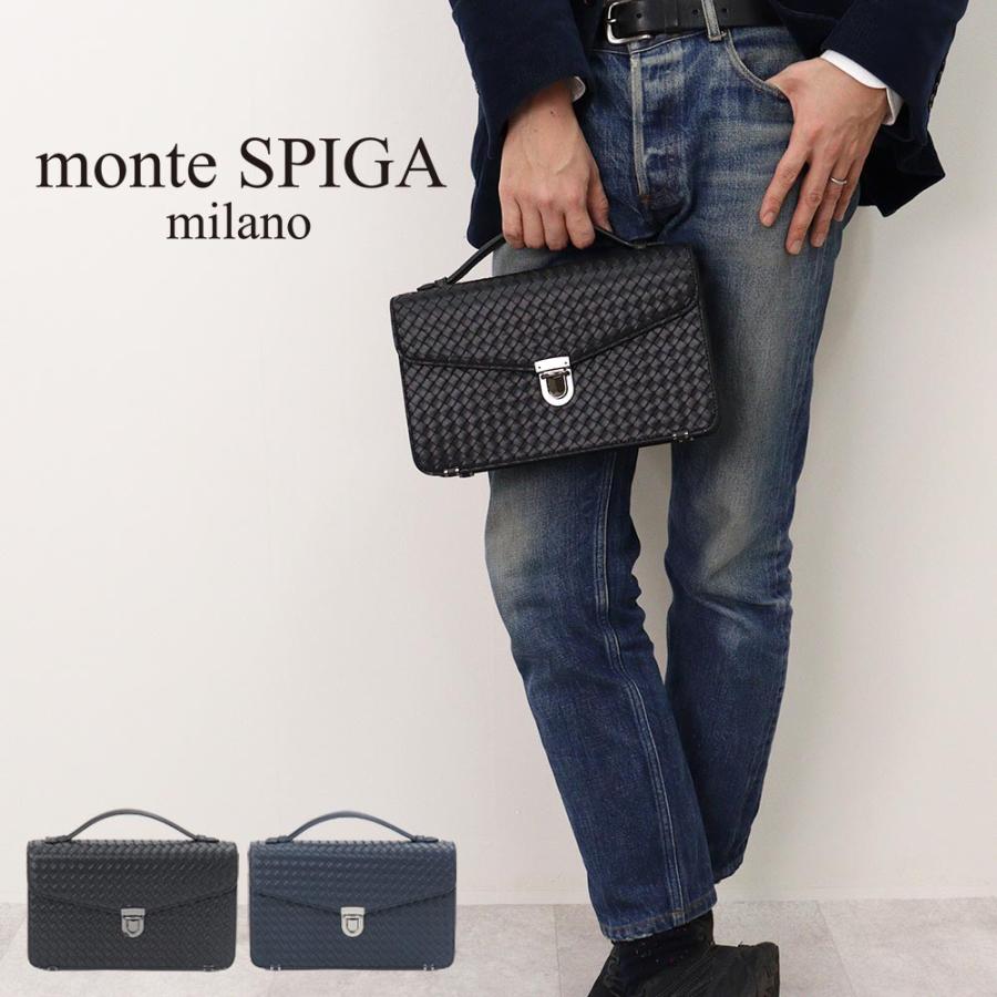 monte SPIGA 11567MEBK ハンドバッグ 黒 メッシュセカンドバッグ MONTE SPIGA monte SPIGA モンテスピガ MOSG11567MEBK クラッチ