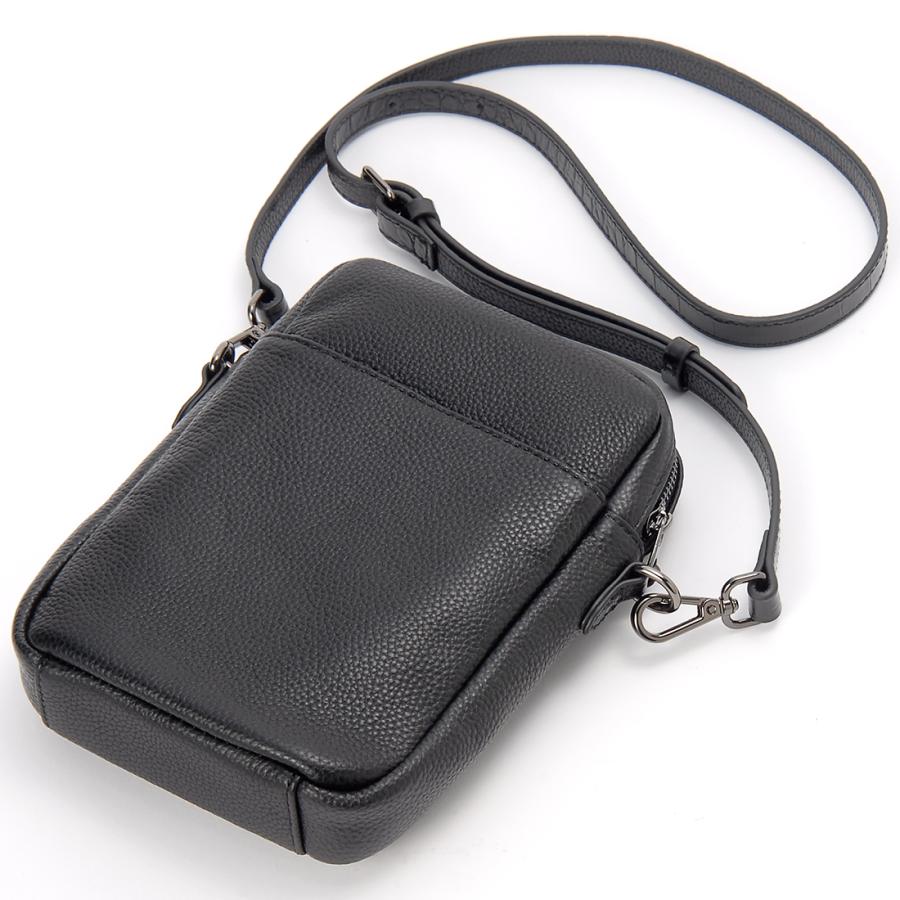 monte SPIGA MOSMTP019SBK S ショルダーバッグ ブラック レザー MONTE SPIGA monte SPIGA モンテスピガ MOSMTP019SBK (S