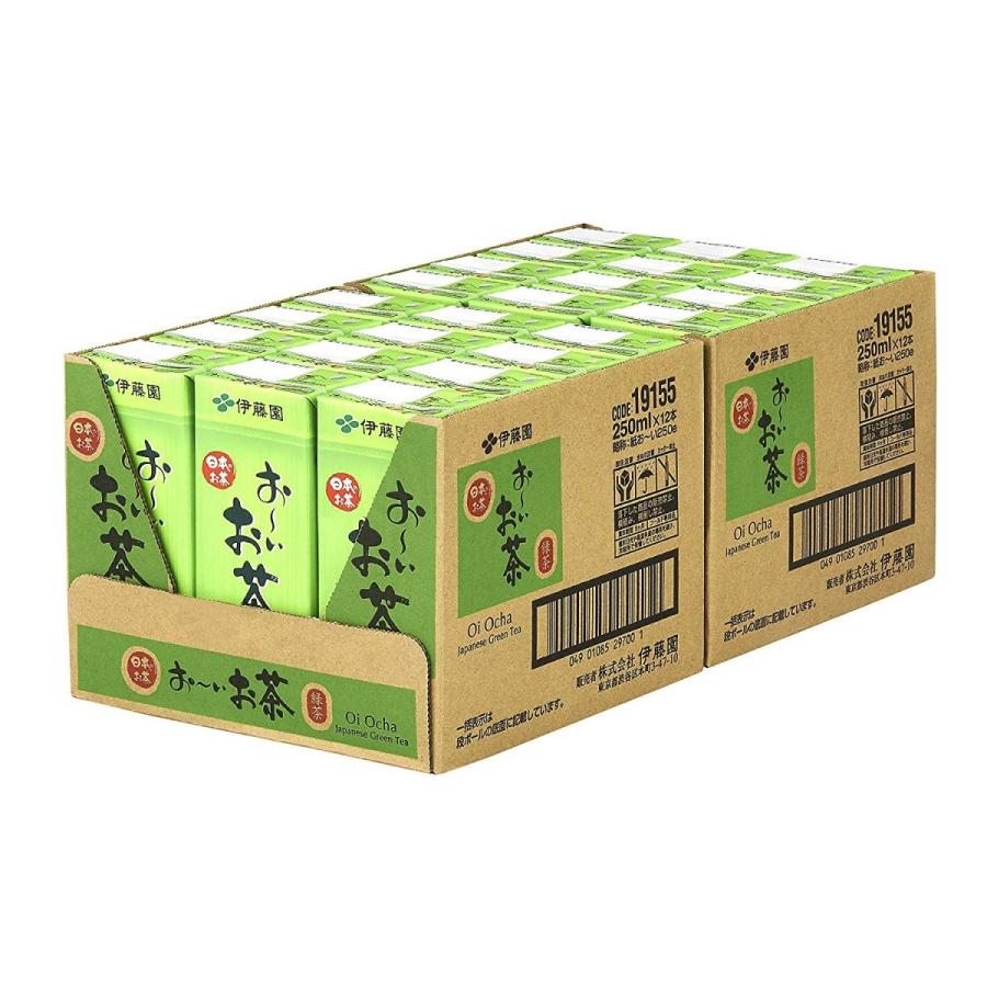 伊藤園 おーいお茶 緑茶 紙パック 250ml 24本 エクセル福岡 通販 Yahoo ショッピング