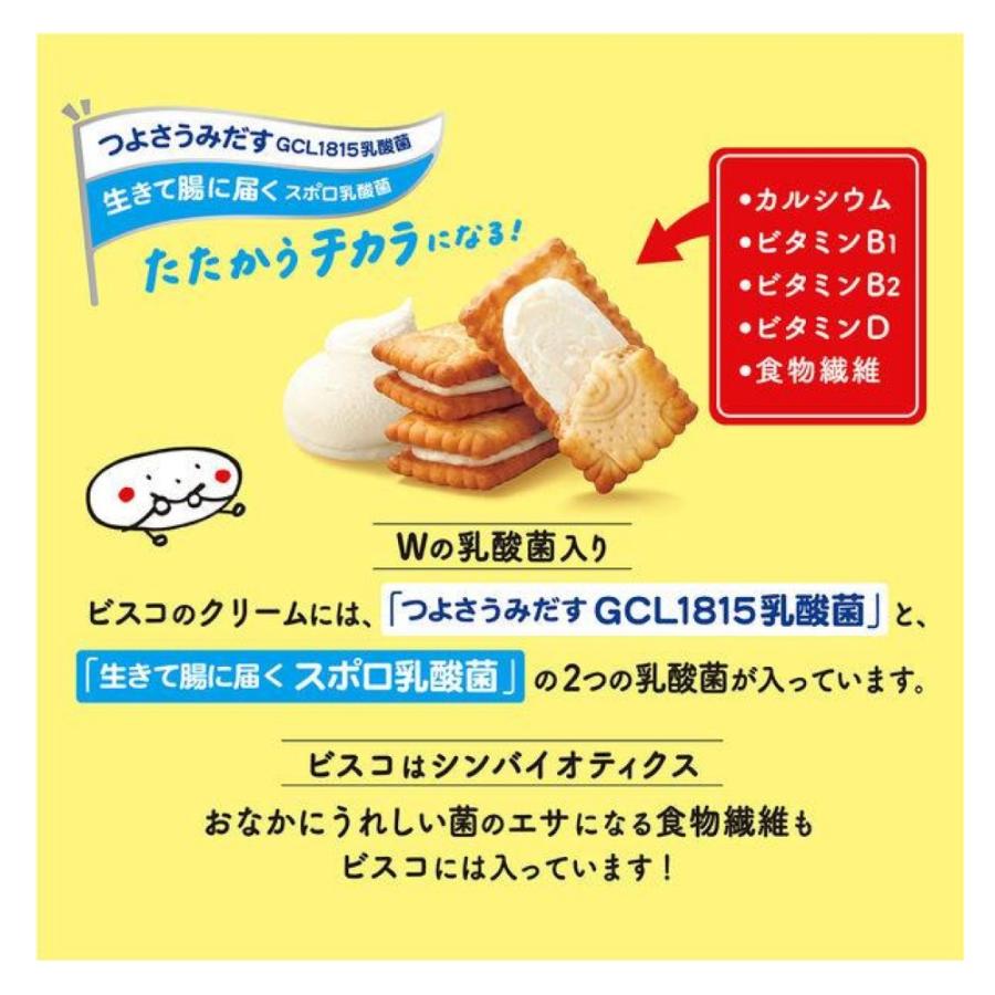 ビスコ メール便 送料無料 江崎グリコ ミニパック アソート 5枚×4種x5