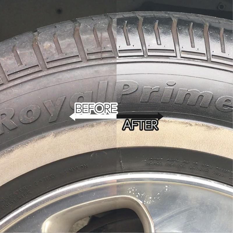 タイヤワックス レザーワックス 業務用 浸透型ゴム＆レザーコート剤250ml×1本 スポンジ&クロス付き | ブランド登録なし | 03