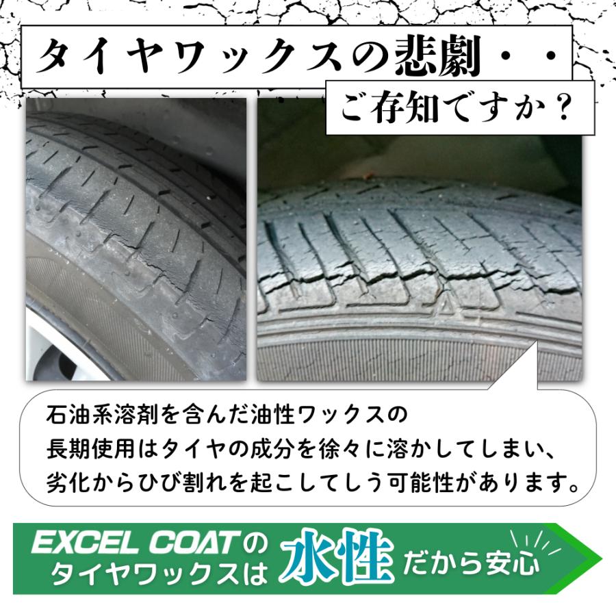 タイヤワックス レザーワックス 業務用 浸透型ゴム＆レザーコート剤250ml×1本 スポンジ&クロス付き | ブランド登録なし | 06