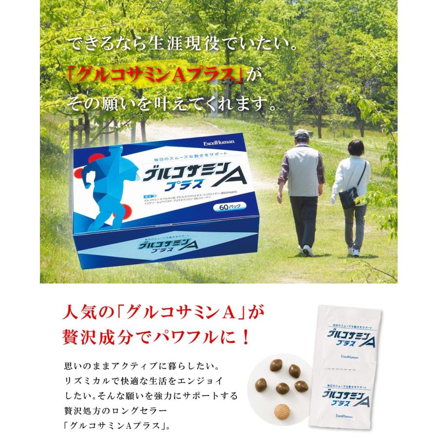 グルコサミン30日分×6個 excelhuman-net_322-011-3610
