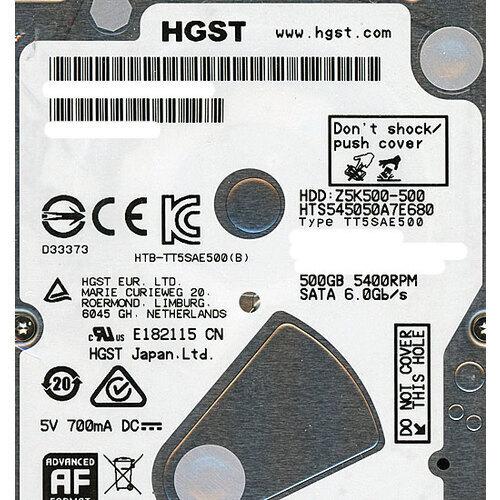 HGST 爆買HGST製HDD 2.5inch HTS545050A7E680 500GB 7mm : エクセラー