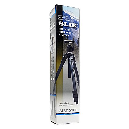 SLIK　4段 反転式トラベル三脚 エアリー S100　107072 SLIK 4段 反転式トラベル三脚 エアリー S100 107072 [管理