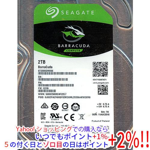 Seagate（シーゲイト） SEAGATE製HDD ST2000DM006 2TB SATA600 7200