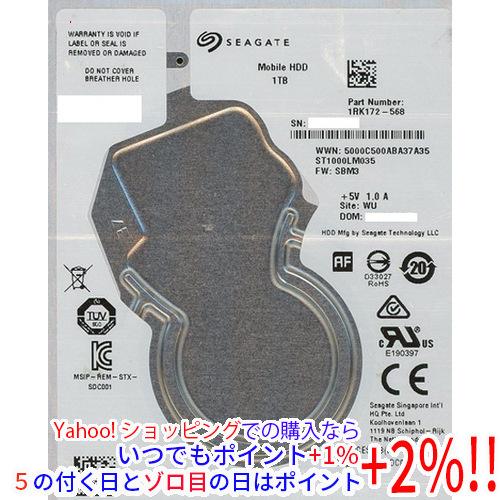Seagate（シーゲイト） ノート用HDD 2.5inch ST1000LM035 1TB 7mm
