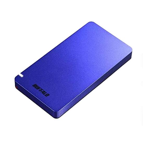 BUFFALO 税込 バッファロー 販売期間 限定のお得なタイムセール 外付けSSD SSD-PGM480U3-L 480GB ブルー