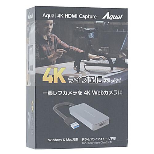 APEX Aqual 4K HDMIキャプチャーL AXK4KHCL シルバー