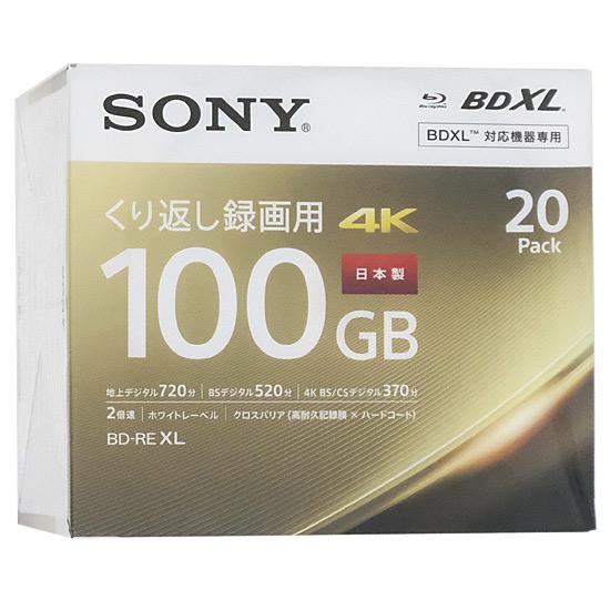 SONY ブルーレイディスク 20BNE3VEPS2 BD-RE XL 2倍速 20枚組 [管理 