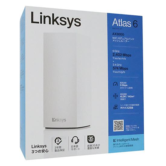 LINKSYS AX3000 Wi-Fi6 デュアルバンド メッシュルーター Atlas LINKSYS AX3000 Wi-Fi6 デュアルバンド メッシュルーター Atlas