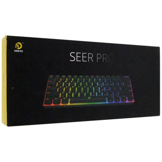 【新品(開封のみ)】 DREVO　テンキーレス メカニカルキーボード 青軸 英語配列 ホワイト　Seer PRO DREVO 【新品(開封のみ)】 テンキーレス メカニカルキーボード