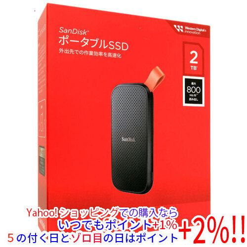 SanDisk（サンディスク） ポータブルSSD SDSSDE30-2T00-J27 2TB