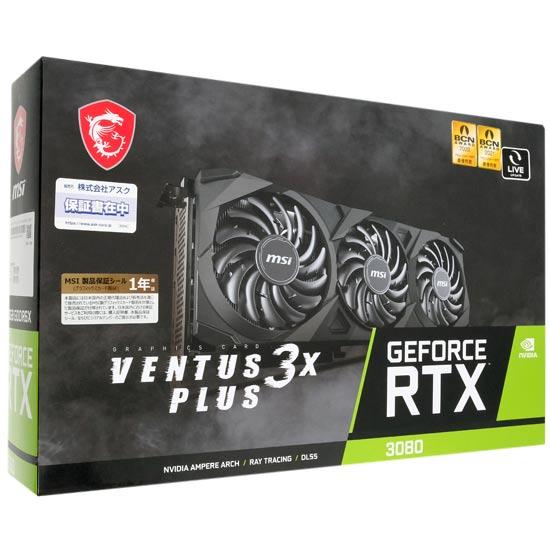 MSI製グラボ GeForce RTX 3080 VENTUS 3X PLUS 10G V1 LHR PCIExp 10GB 