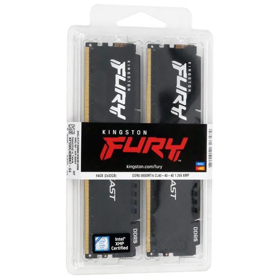 Kingston Kingston製 KF556C40BBK2-64 DDR5 PC5-44800 32GB 2枚