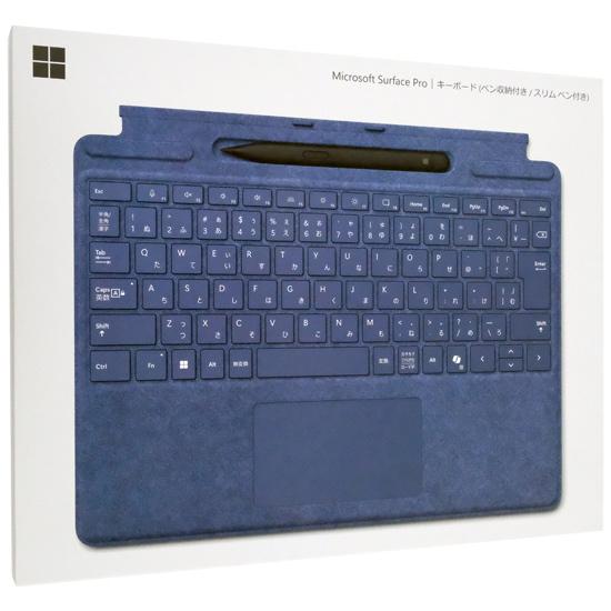 Surface Pro キーボードとスリムペン8X6-00209サファイアタ Surface Pro マイクロソフト キーボードとスリムペン 8X6-00209