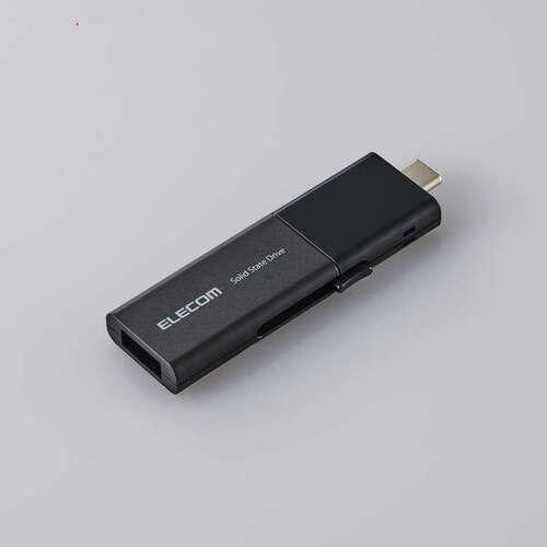ELECOM（エレコム） 爆買ELECOM 外付けポータブルSSD ESD-EWB1000GBKR