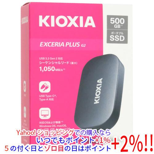 EXCERIA PLUS キオクシア G2 SSD-PKP500U3G2-B ブラック : エクセラー