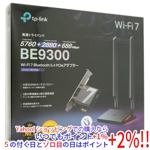 Archer TP-Link Wi-Fi 7 Bluetooth 5.4 PCIeアダプター TBE550E