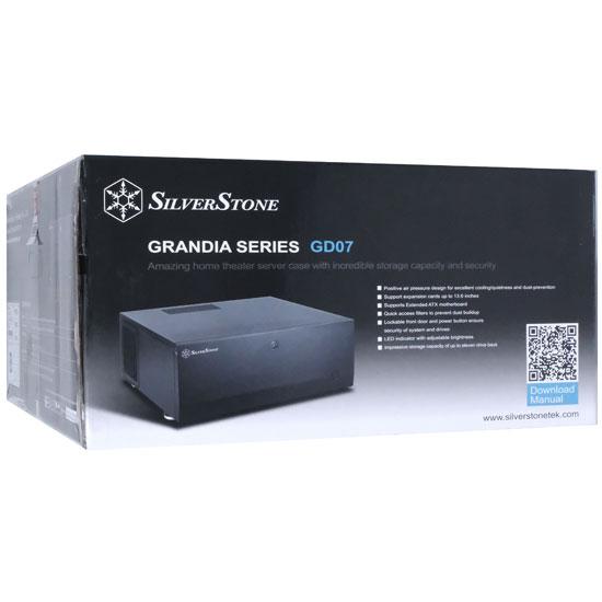 SILVERSTONE製　PCケース SST-GD07B-C Silverstone SST-GD07B-C (Black, Type-C port) Grandia Series