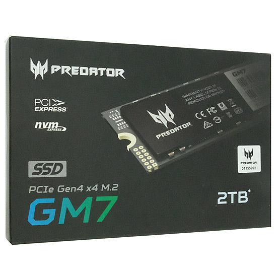 【いつでも+1％！ 5のつく日と日曜日は+2%！】 【爆買】 Acer M.2 SSD Predator GM7 2TB