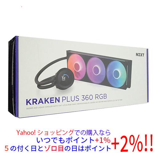 NZXT 簡易水冷CPUクーラー Kraken Plus 360 RGB RL-KR360-B2 ブラック